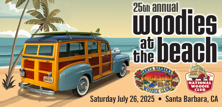 Woodies at the beach 2025