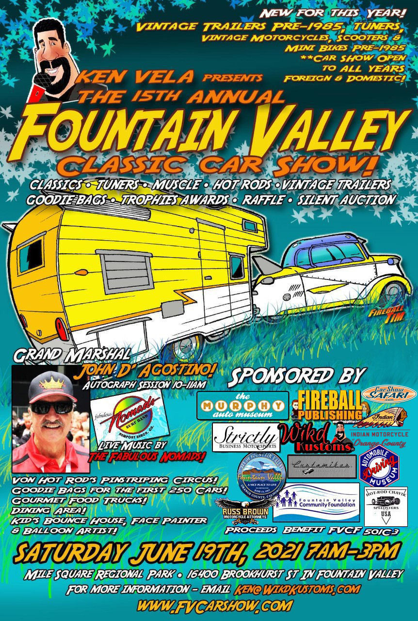 Fountain Valley Car Show June 19, 2021