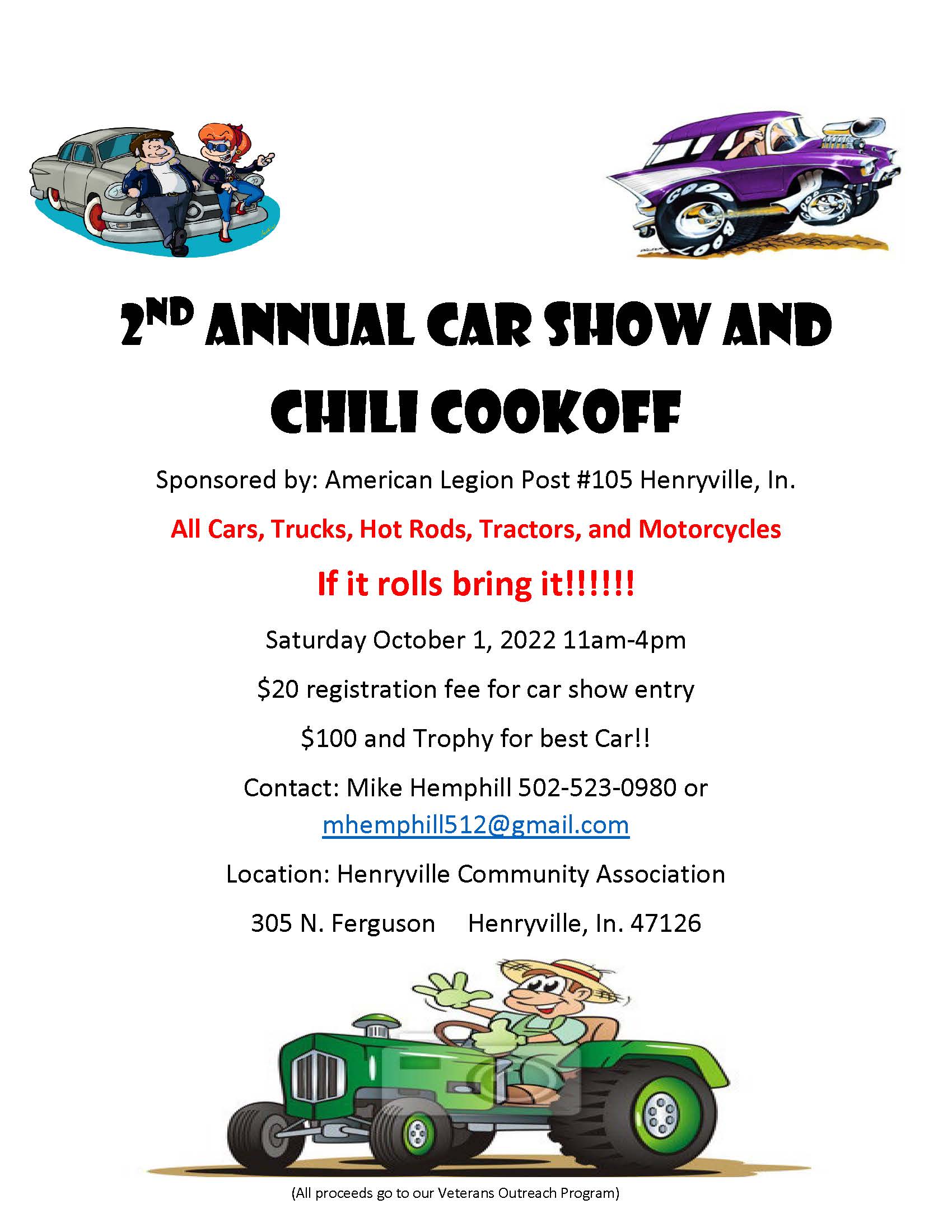 Henryville American Legion 2nd Annual Car Show