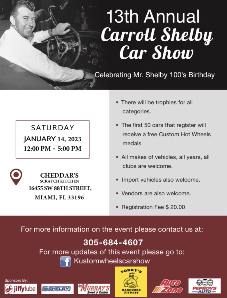 Carroll Shelby Car Show