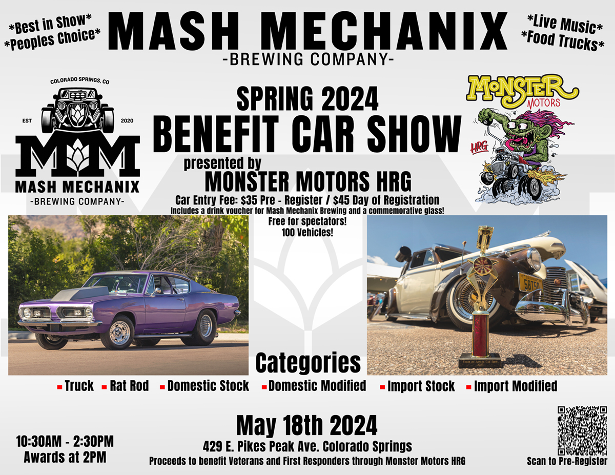 Mash Mechanix Spring Benefit Car Show Presented by Monster Motors Hot ...