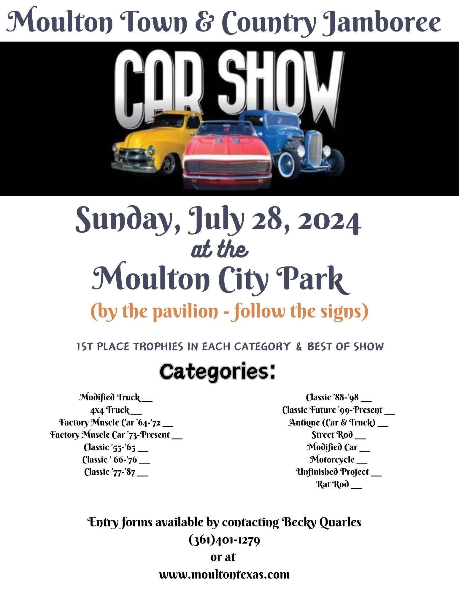 2024 Moulton Jamboree Car Show