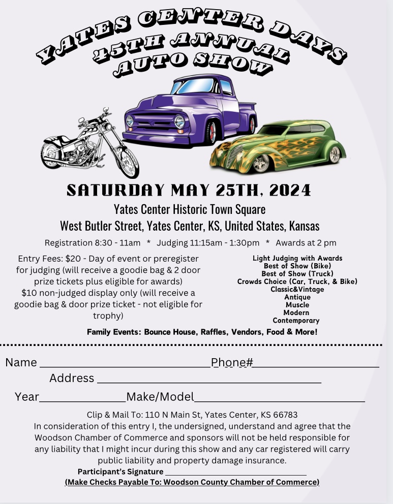 Yates Center Days Car Show